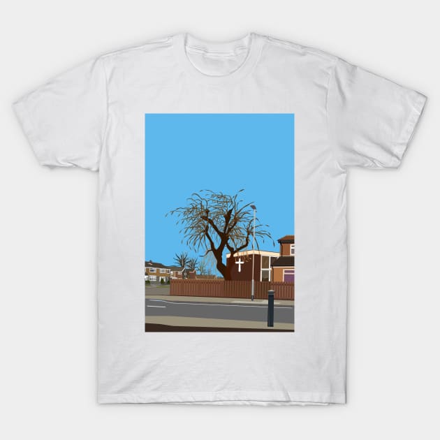 Local Church, Billingham T-Shirt by juliechicago